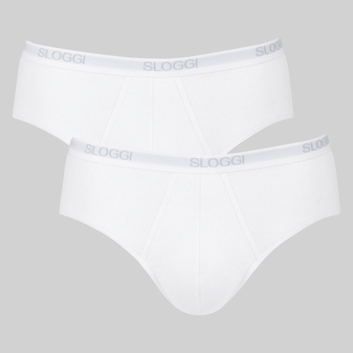 Sloggi Men Basic Men's midi 2 Pack - White