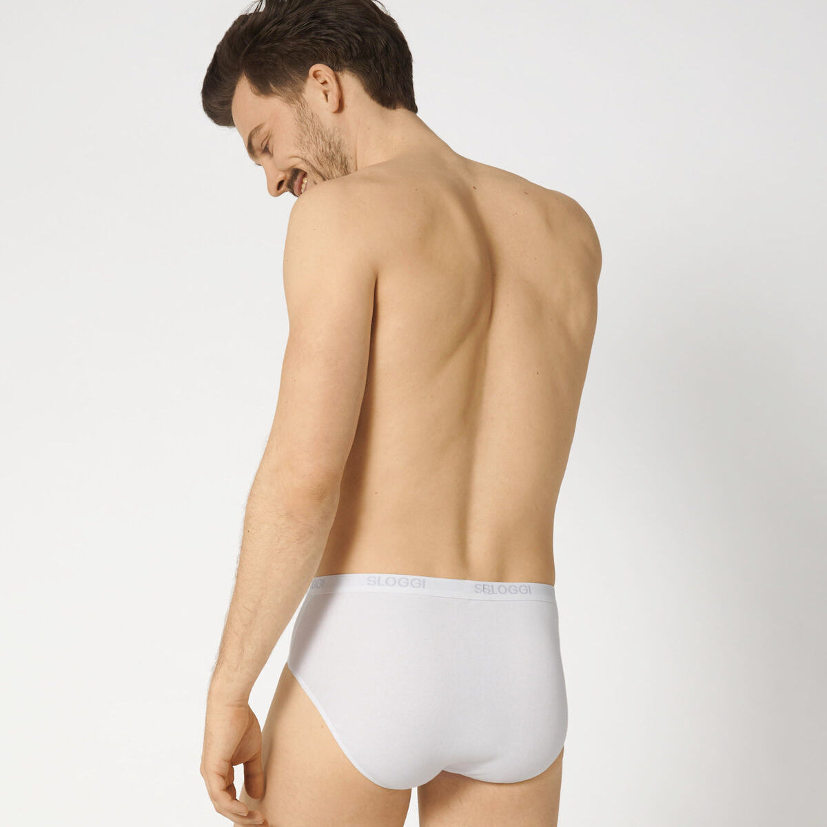 Sloggi Men Basic Men's midi 2 Pack - White