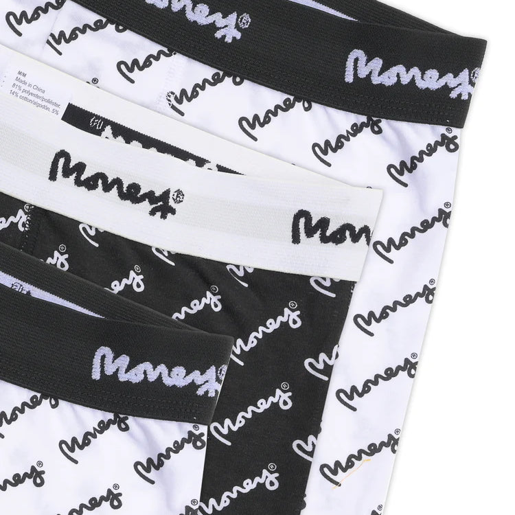 Money Repeat Trunks Cotton Stretch 3 Pack Boxer