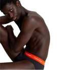 Calvin Klein 3 Pack Cotton Stretch Hip Briefs - Black Multi