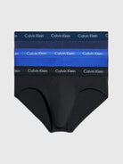 Calvin Klein 3 Pack Cotton Stretch – Hip Briefs ( BLACK / NAVY / BLUE )