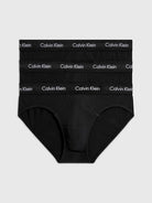 Calvin Klein 3 Pack Cotton Stretch – Hip Briefs ( BLACK / BLACK )