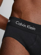 Calvin Klein 3 Pack Cotton Stretch – Hip Briefs ( BLACK / BLACK )