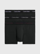 Calvin klein Low rise Boxer 3 Pack Black (White / Port / Porpoise Logos )
