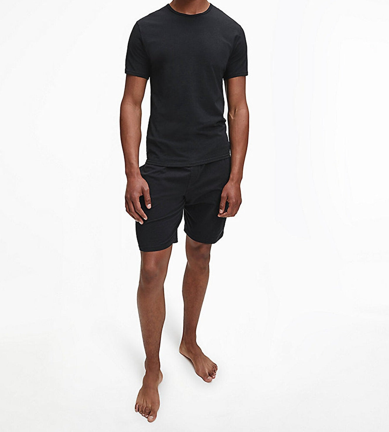 Calvin Klein 2 Pack Lounge T-Shirts Modern Cotton - Black
