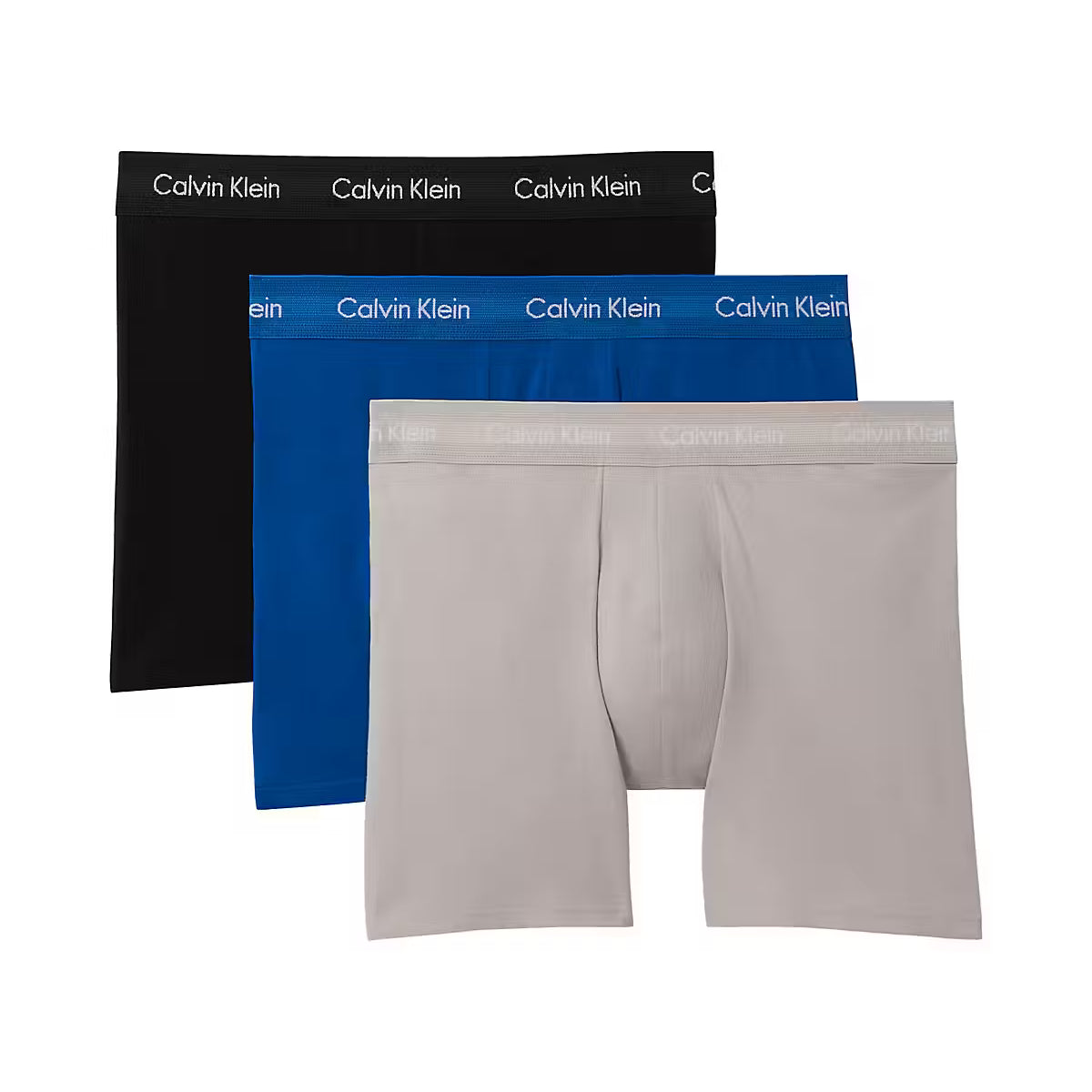 Calvin Klein Cotton Stretch Boxer Briefs 3 Pack - Breathable Underwear ...