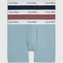 Calvin Klein 3 Pack Modern Cotton Boxer Briefs - Capri Rose / Blue / Arona