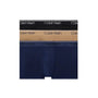 Calvin Klein 3 Pack Low Rise Trunks Micro Stretch Wicking - Brown/Blue/Black
