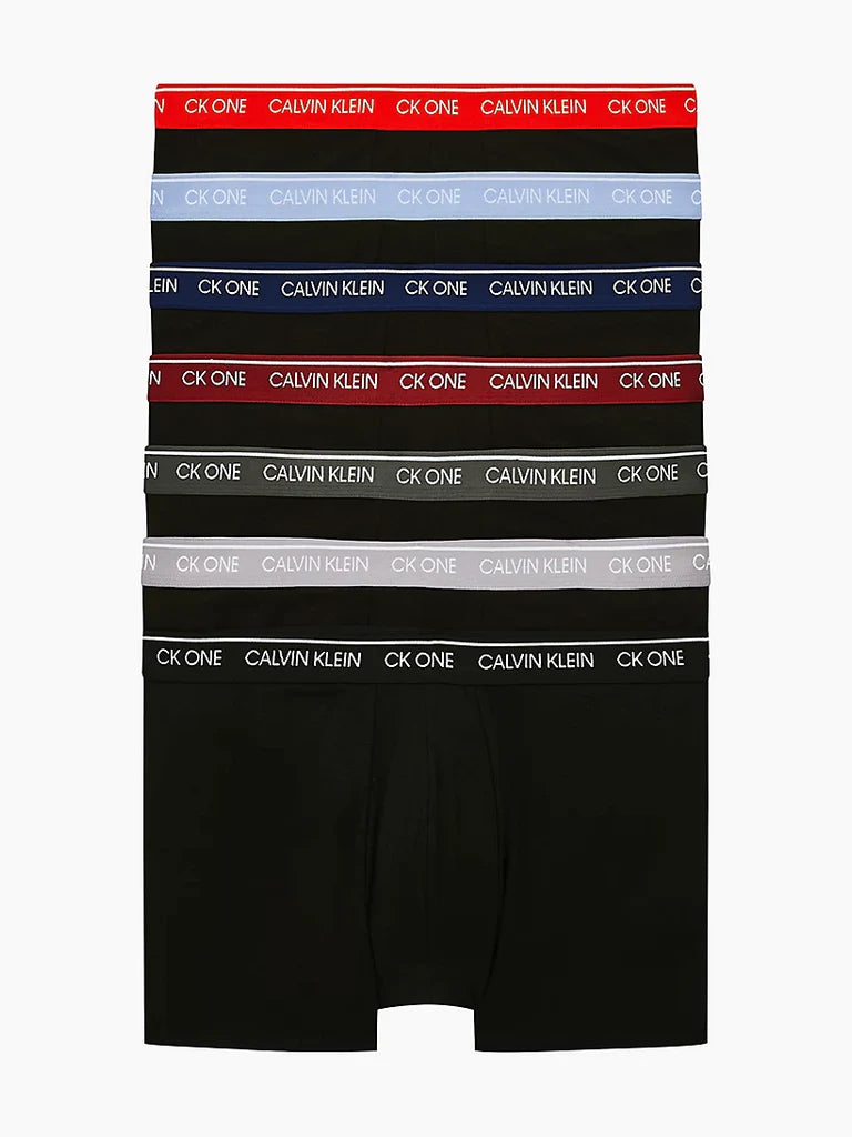 Calvin Klein 7 Pack Trunks - Black - CK One