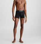 Calvin Klein 3 Pack Modern Structure Boxer Briefs - Black