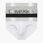 Calvin Klein 3 Pack Steel Cotton Hip Briefs,  Black/White/Grey