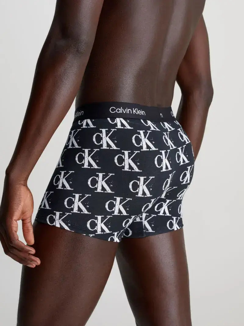 Calvin Klein Black Monogram Print Boxers - 1 Pack