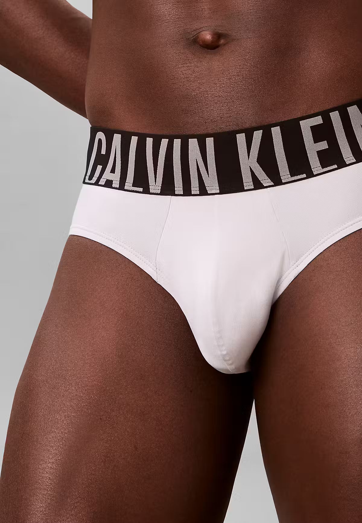 Calvin Klein Intense Power Microfibre Stretch 3 Pack Briefs – 4UW briefs alternate rear view
