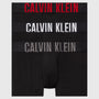 Calvin Klein Underwear 3 Pack Intense Microfibre Power Trunks -  Black/Coloured Logo