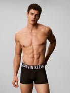 Calvin Klein Intense Power Microfibre Stretch 3 Pack Trunks Black Multi image 2