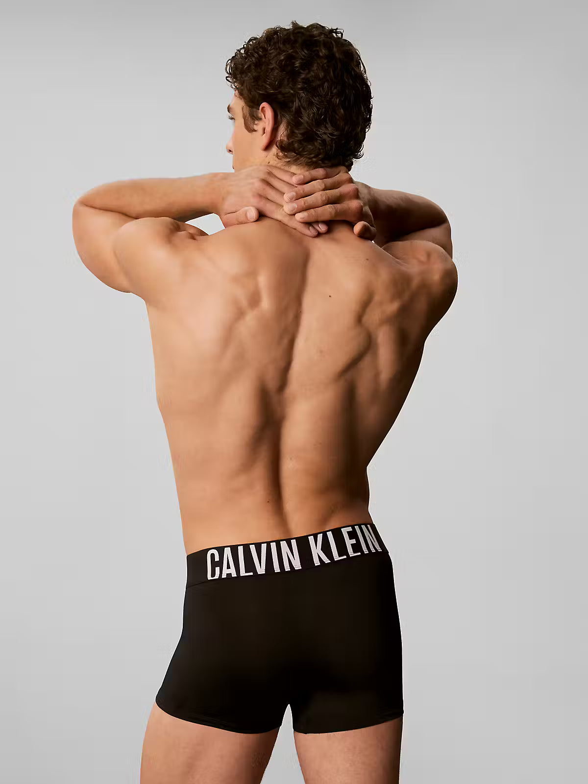 Calvin Klein Intense Power Microfibre Stretch 3 Pack Trunks Black Multi image 3