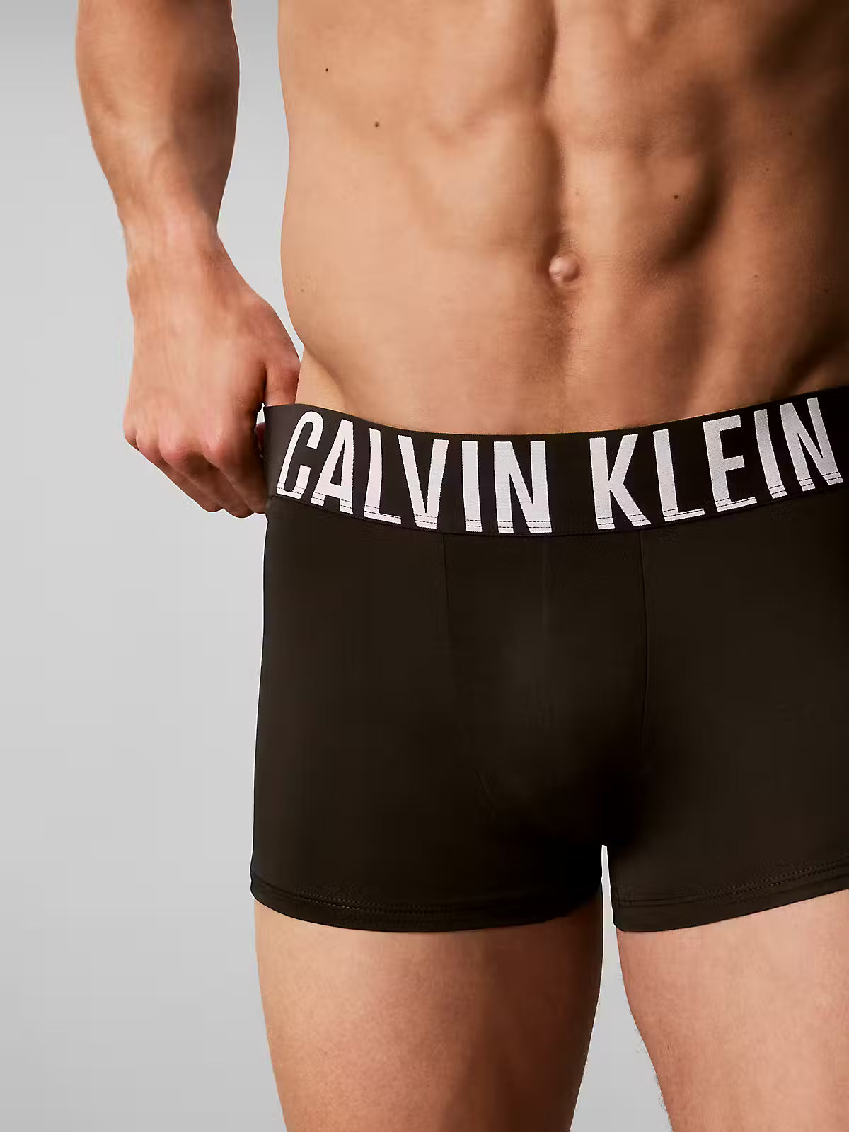 Calvin Klein Intense Power Microfibre Stretch 3 Pack Trunks Black Multi image 4