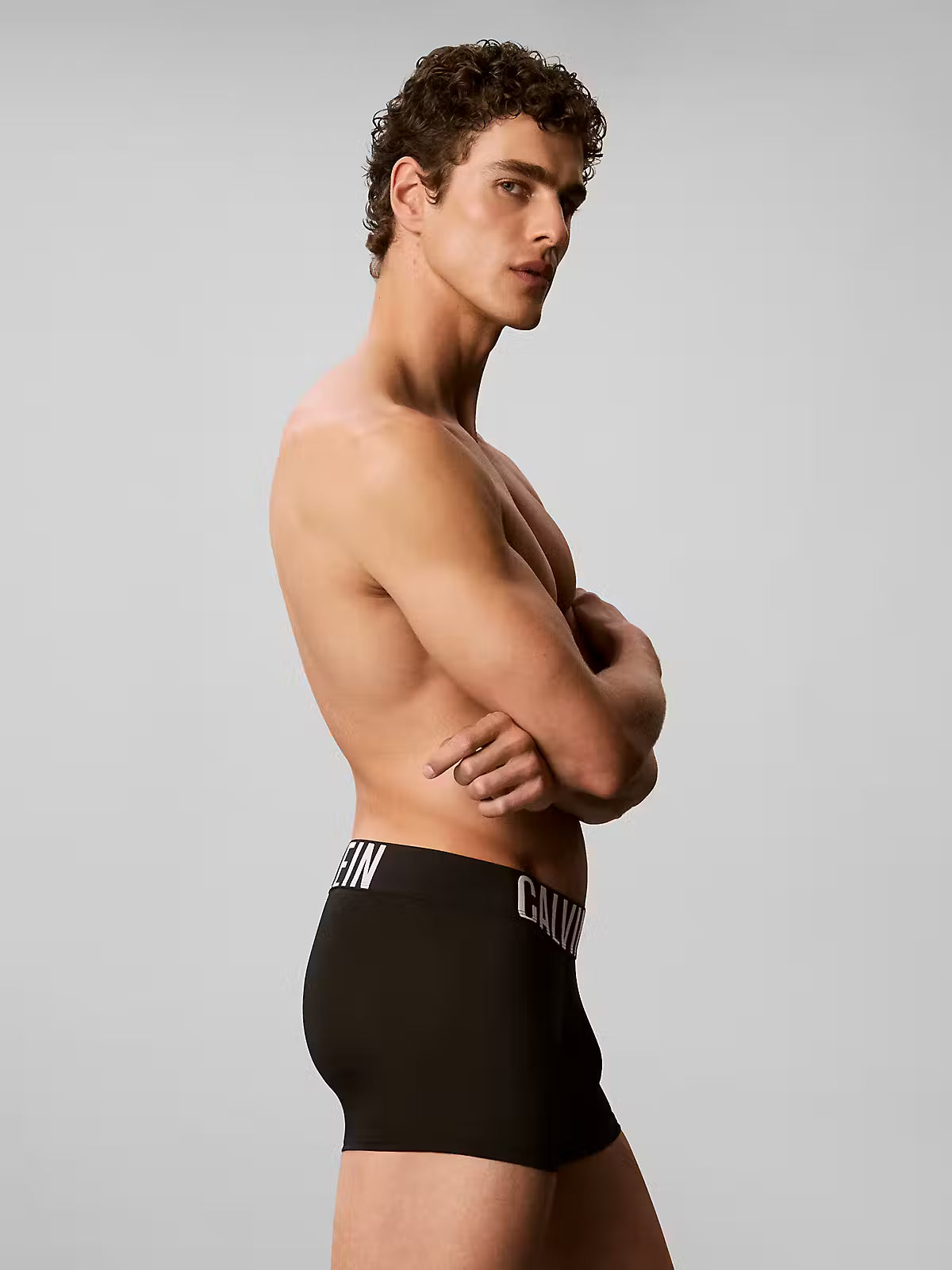 Calvin Klein Intense Power Microfibre Stretch 3 Pack Trunks Black Multi image 5