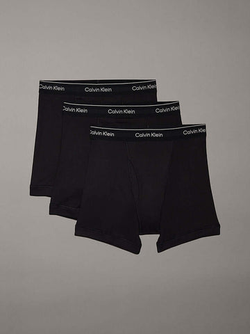 Calvin Klein Cotton Classics Boxer Briefs with Fly 3 Pack | 100% Soft Cotton