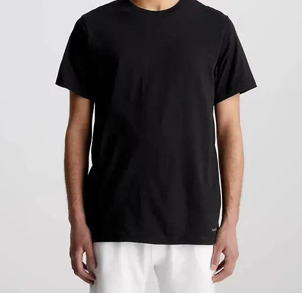 Calvin Klein 3 Pack T-Shirts Cotton Classics - Black/White/Grey Heather