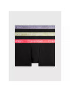 Calvin Klein 3 Pack Modern Structure Boxer Trunks - B- December