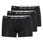 Tom Tailor Men's Pants 3 Pack Cotton Stretch Trunks- Black