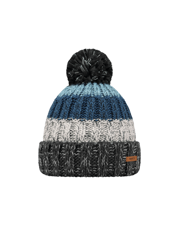 Barts Wilhelm Men's Pom Beanie - Charcoal