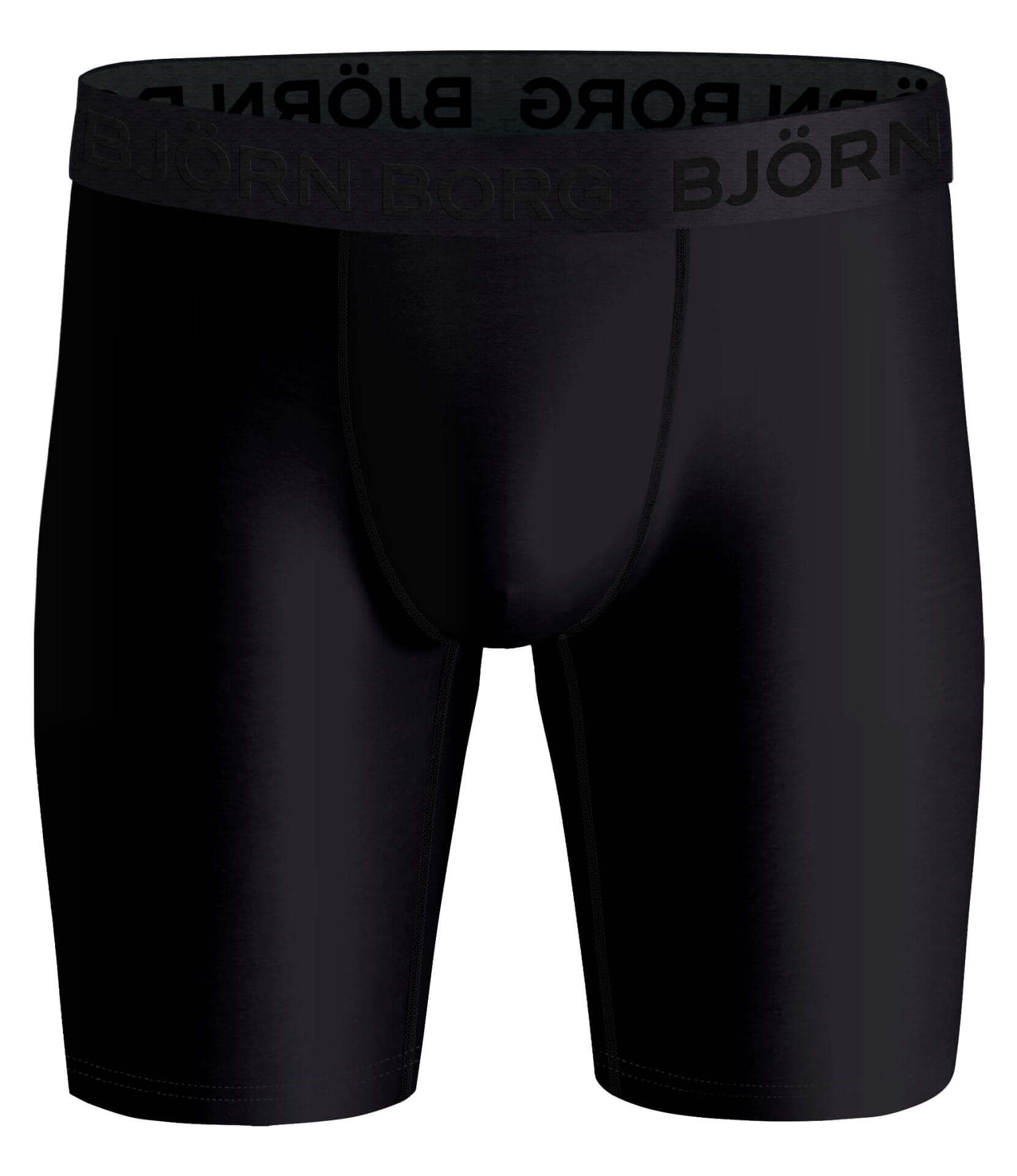 Björn Borg Performance Boxer Long Leg 2-pack - Black