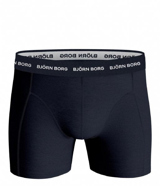 Björn Borg 3 Pack Essential Boxer - Blue/Navy/Print