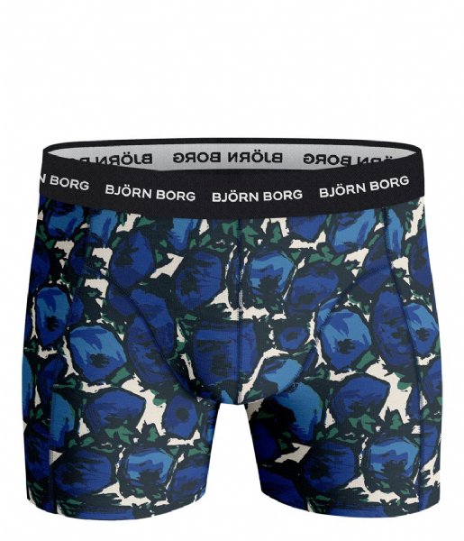Björn Borg 3 Pack Essential Boxer - Blue/Navy/Print