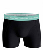 Björn Borg 5 Pack Essential Boxer - Black with Coloured Waistbands