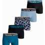 Björn Borg 5 Pack Essential Boxer - Blue With Black