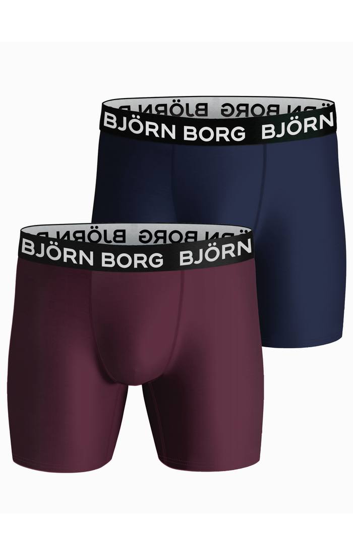 Björn Borg Performance Boxer 2 Pack - Red/Blue – Trunks and Boxers