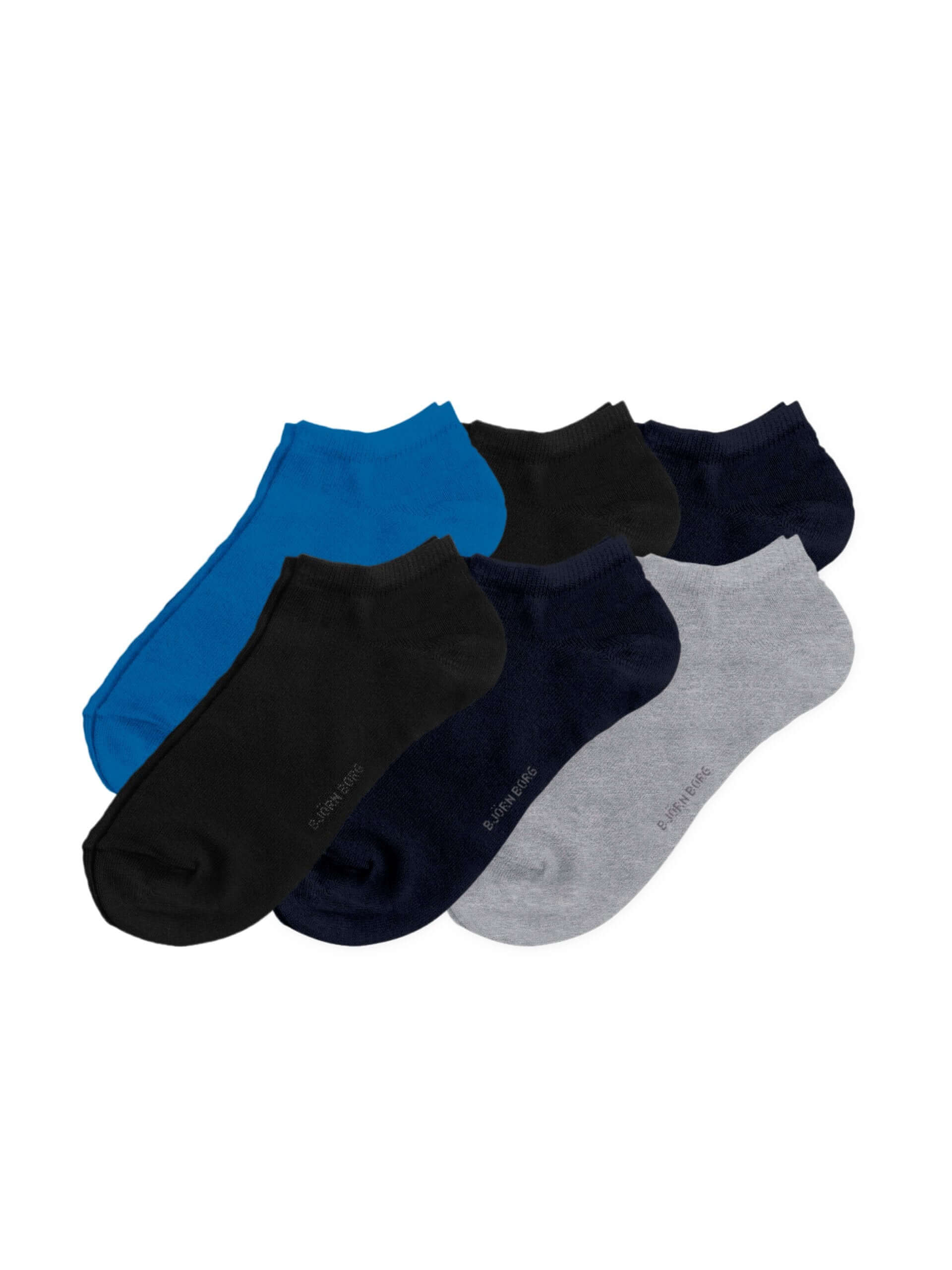 Bjorn Borg 6-Pack Essential Step Socks - Blue