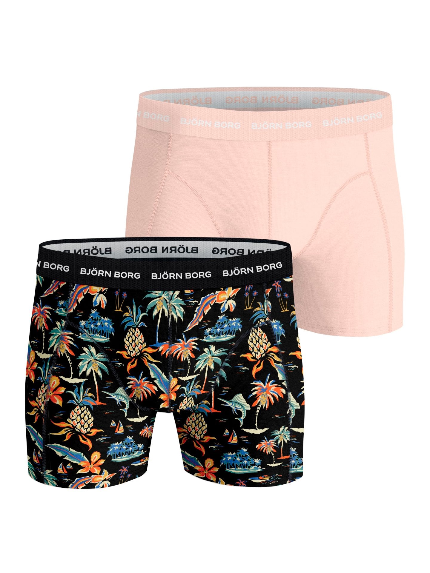 Bjorn Borg 2-Pack Cotton Men's Boxers - Pink Print MP001