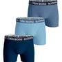 Bjorn Borg Cotton Stretch Boxer 3 Pack -  Blue, Navy Blue