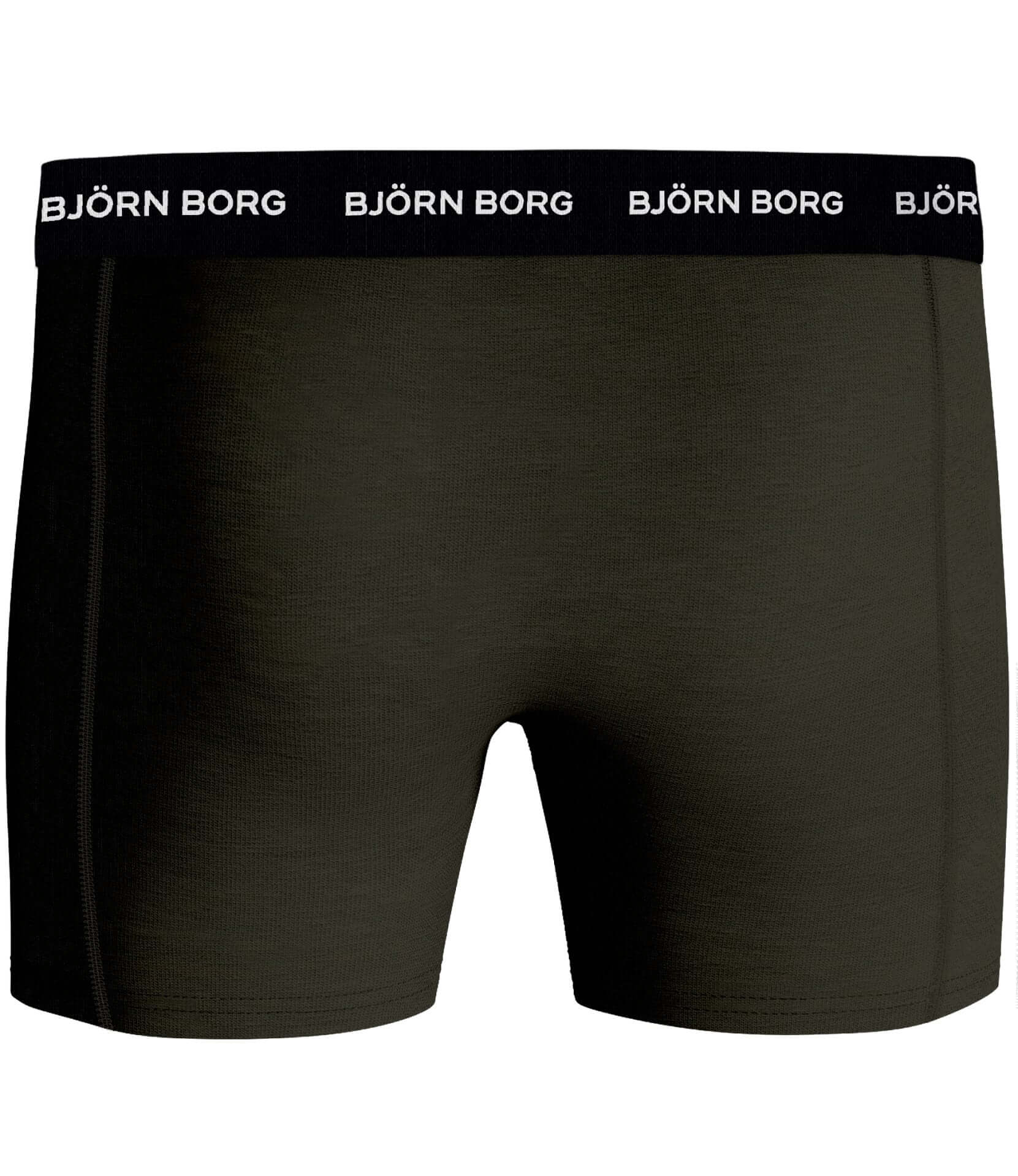 Bjorn Borg Cotton Stretch Boxer 5 pack - Melange/Green/Print/Black