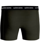 Bjorn Borg Cotton Stretch Boxer 5 pack - Melange/Green/Print/Black