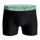 Bjorn Borg Cotton Stretch Boxer 5 pack - Black With Coloured Waistbands