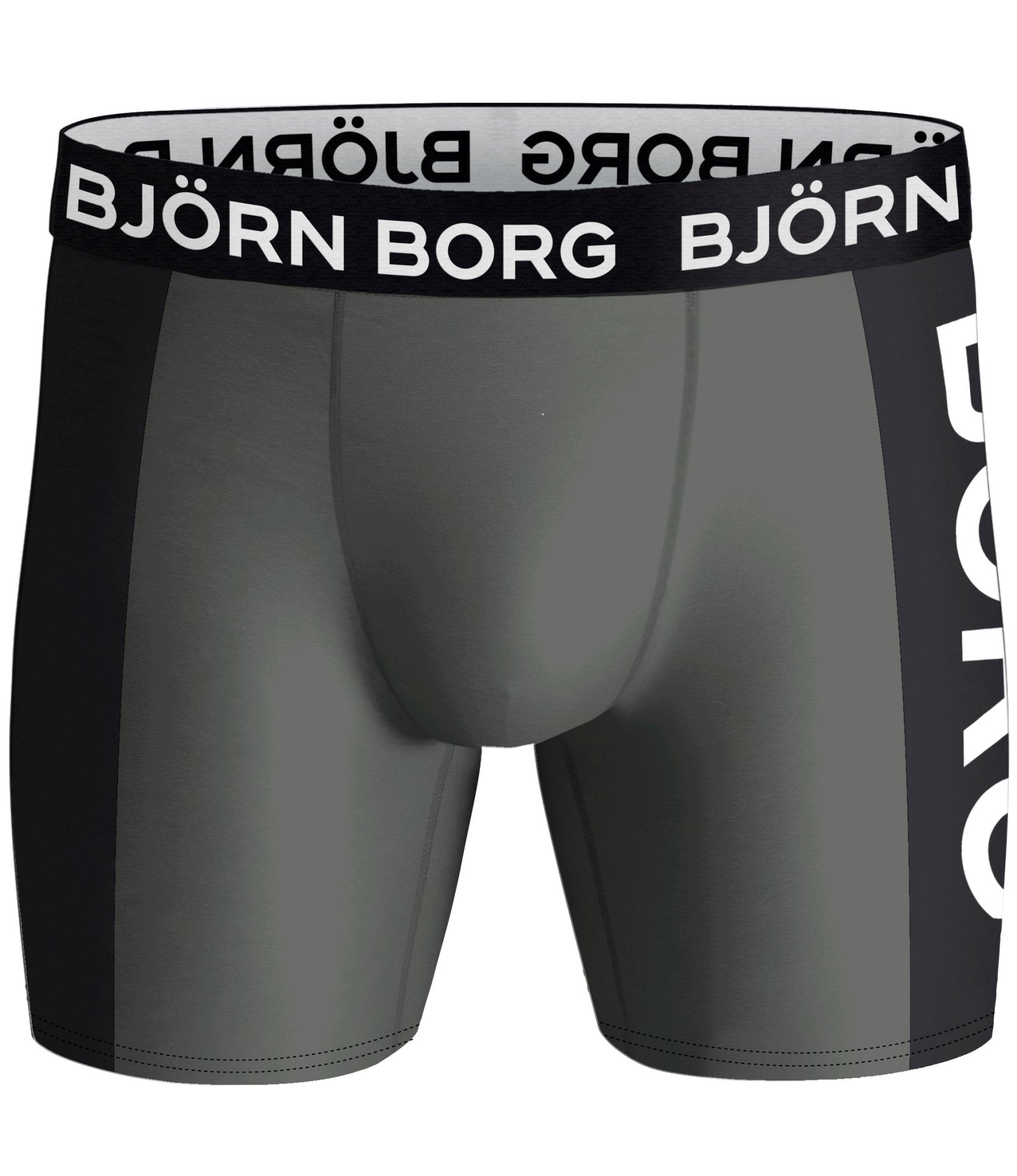 Björn Borg Performance Boxer 3-pack - Black, Print, Grey