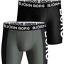 Björn Borg Performance Panel Boxer 2 Pack - Black/Grey