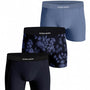 Bjorn Borg 3-Pack Premium Cotton Stretch Men's Boxers - Blue, Print, Navy