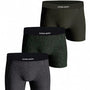 Bjorn Borg 3-Pack Premium Cotton Stretch Men's Boxers - Olive, Print, Grey