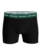 Björn Borg - 5 Pack Cotton Stretch Boxers - Green/Black/Green Print