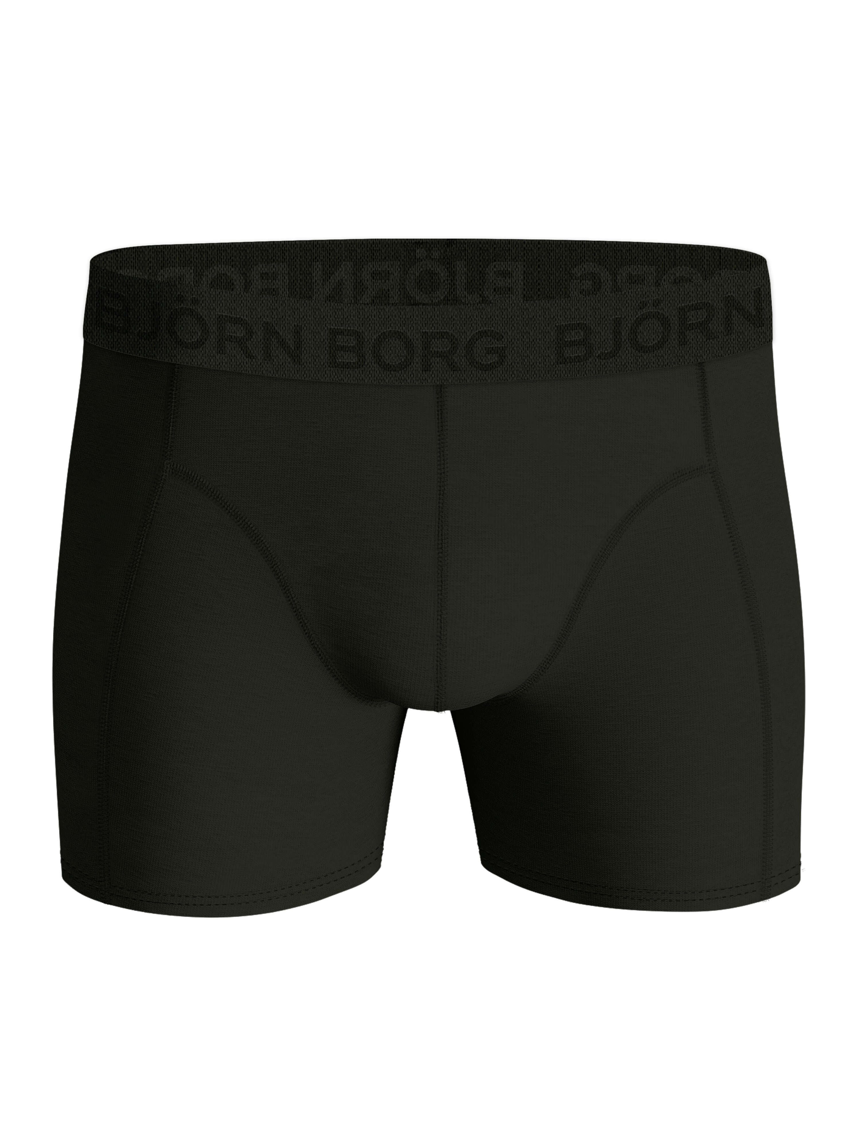 Björn Borg - 5 Pack Cotton Stretch Boxers - Greent/Olive/Black Print