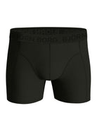 Björn Borg 3 Pack Cotton Stretch Boxers - Blue/Green Print/Olive