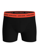 Bjorn Borg Men's Cotton Stretch Boxers 12-pack, Black Multi Coloured Waistbands