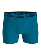 Björn Borg 3-Pack Cotton Stretch Boxers – Solid Blue / Green / Blue