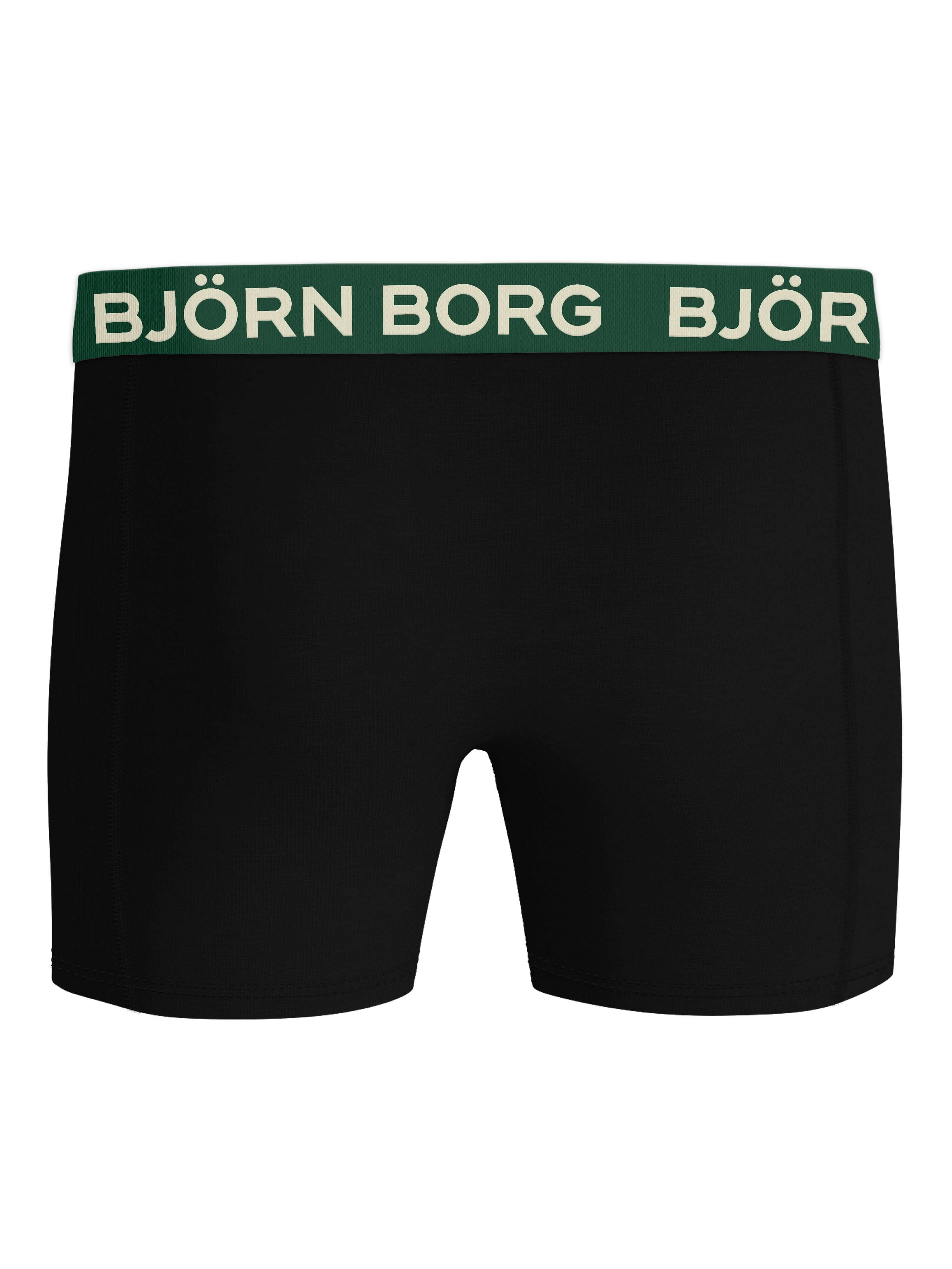 Björn Borg 3-Pack Cotton Stretch Boxers – Winetasting/Blue/Black