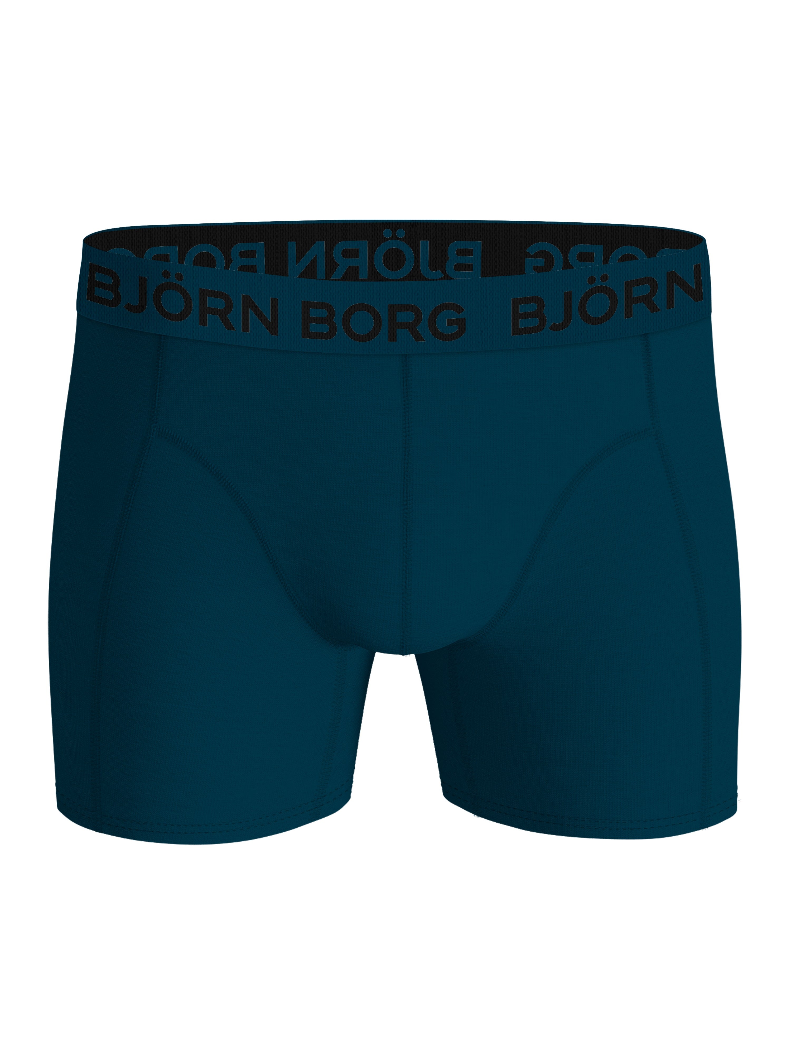 Björn Borg 5 Pack Cotton Stretch Boxers - Black, Blue, Pink, Print